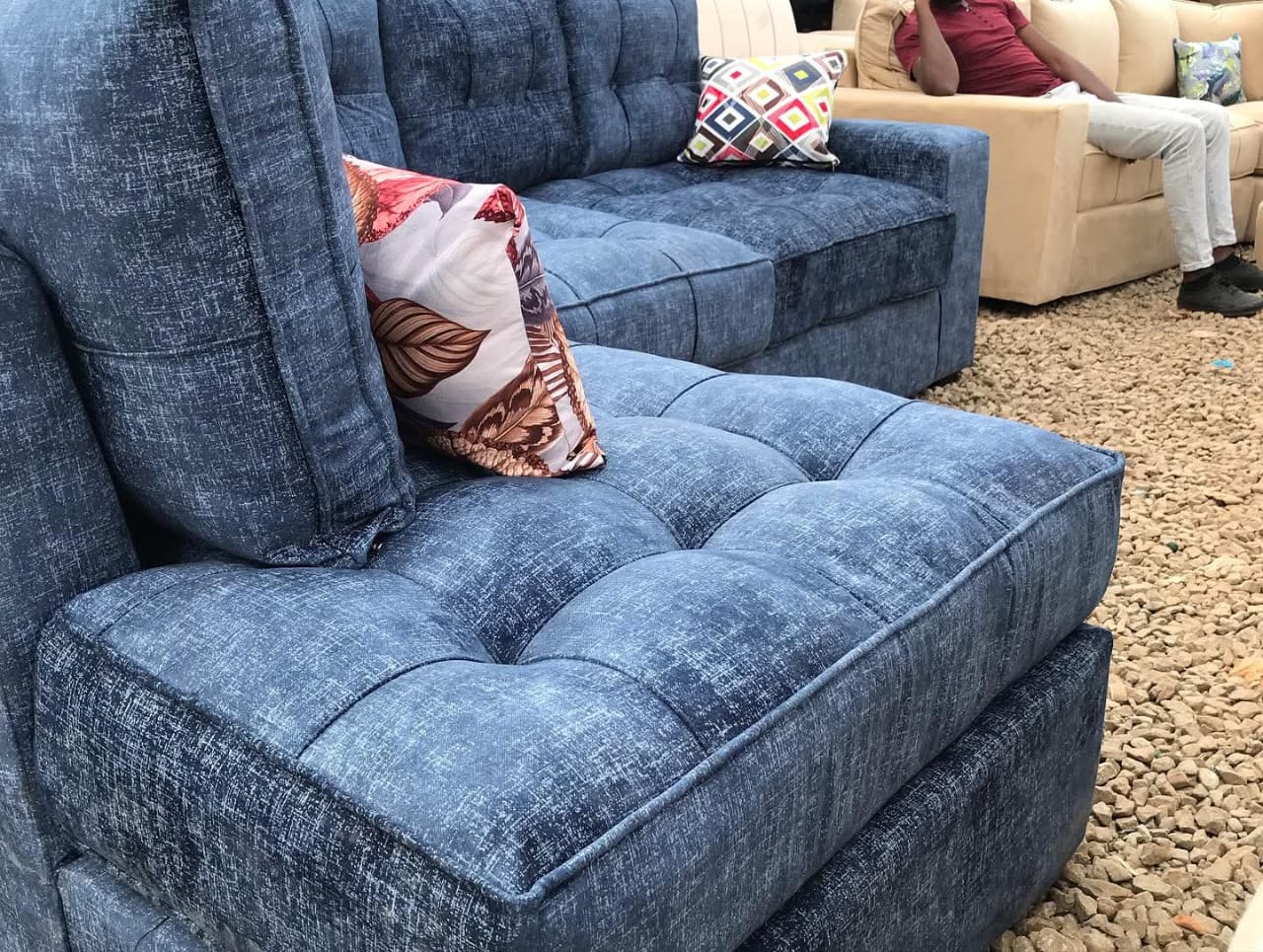 Zuri Crescent Sofa Set